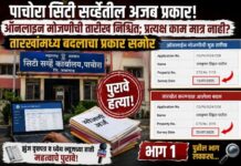 पाचोरा सिटी सर्व्हेतील अजब प्रकार! भाग १ ऑनलाइन मोजणीची तारीख निश्चित; प्रत्यक्ष काम मात्र नाही? तारखांमध्ये बदलाचा प्रकार समोर, झुंज वृत्तपत्र व ध्येय न्यूजच्या हाती महत्त्वाचे पुरावे